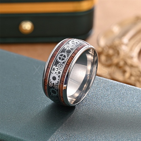 Titanium Steel Finger Rings PW-WG46706-04-1