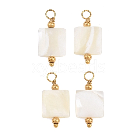Natural Freshwater Shell Pendants SH-CBA5EEC-03G-1