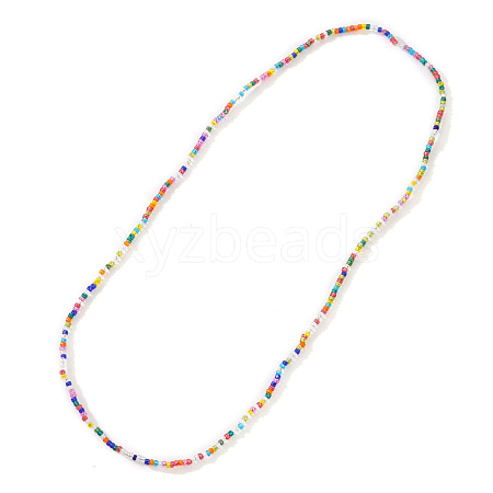 Bohemian Style Handmade Seed Beaded Necklaces for Women ZW5602-6-1