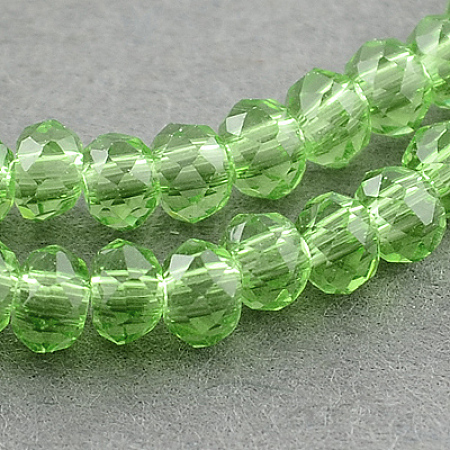 Transparent Glass Beads Strands X-GLAA-R135-2mm-11-1