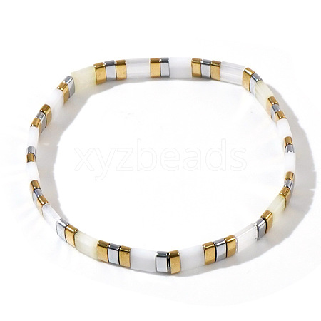 Bohemian Style Japanese TILA Glass Seed Beaded Stretch Bracelets for Women Men ZJ1483-11-1