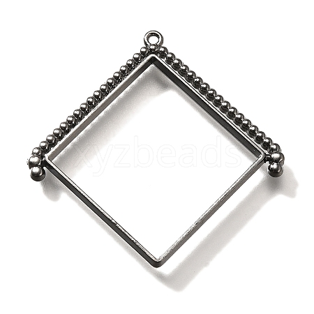 Alloy Open Back Bezel Pendants PALLOY-I223-08B-1