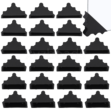 60Pcs 6 Styles Triangle Plastic Furniture Corner Guards AJEW-BC0007-84A-1