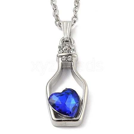 Alloy Resin Pendant Necklaces NJEW-B0003-08P-1