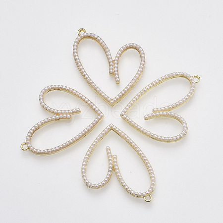 ABS Plastic Imitation Pearl Pendants X-PALLOY-N0149-012-1