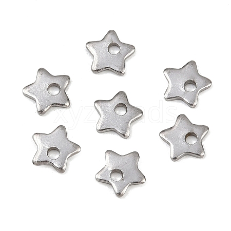 Tarnish Resistant 304 Stainless Steel Five-Pointed Star Charms Pendants STAS-Q171-03-1