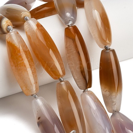 Natural Agate Beads Strands G-L654-G20-01A-1