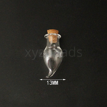 Mini High Borosilicate Glass Bottle Bead Containers X1-BOTT-PW0001-261C-1