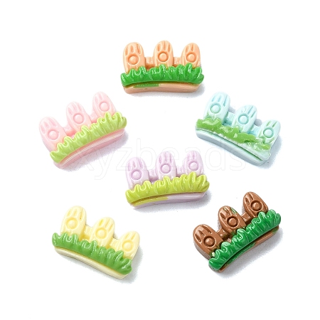 Macaron Color Opaque Resin Decoden Cabochons CRES-Q221-02H-1