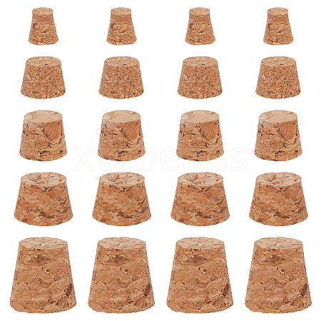 90pcs 5 styles Cork Bottle Stoppers AJEW-GF0009-39B-1