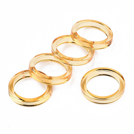 Transparent Acrylic Finger Rings RJEW-T010-02E-1