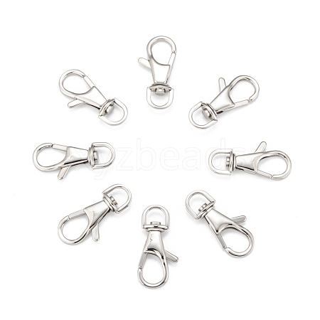 Tarnish Resistant Polished 316 Surgical Stainless Steel Large Lobster Claw Swivel Clasps STAS-R072-27-1