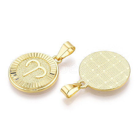 Brass Pendants KK-T070-01G-07-1