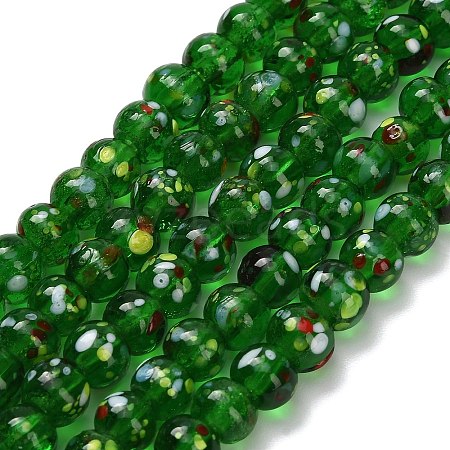Handmade Lampwork Beads Strands LAMP-H071-01A-02-1
