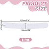 Plastic Collar Stays for Men's Dress Shirts AJEW-HY0003-21C-2