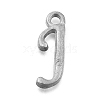 Alloy Letter Pendants PALLOY-J718-01C-J-1