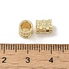 Rack Plating Brass European Beads KK-S366-18G-2