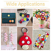160Pcs 20 Colors 4-Hole Resin Buttons BUTT-TA0001-29C-8