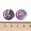 10Pcs 10 Styles Natural Amethyst Cabochons G-G193-03B-3