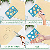 Acrylic Earring Handwork Template DIY-WH0359-050-3