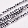 Electroplate Non-Magnetic Synthetic Hematite Beads Strands X-G-J169A-2mm-02-1