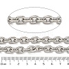 304 Stainless Steel Cable Chains CHS-G038-06P-2