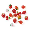 Spritewelry 16Pcs 8 Style Handmade Lampwork Pendants LAMP-SW0001-01-3