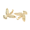 Brass Micro Pave Cubic Zirconia Pendants KK-G543-13G-01-2