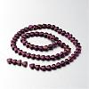 Electroplate Non-magnetic Synthetic Hematite Bead Strands G-F300-22A-04-2