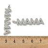 Brass Micro Pave Cubic Zirconia Pendants KK-K378-11P-3