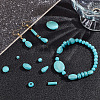 ARRICRAFT 185Pcs 8 Styles Synthetic Turquoise Dyed Beads Strands TURQ-AR0001-37-4