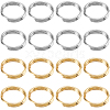 2 Colors 304 Stainless Steel Split Rings STAS-SC0009-25C-1