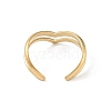 12Pcs Ion Plating(IP) 304 Stainless Steel V-Shaped Open Cuff Rings for Women RJEW-G312-04G-4