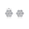 925 Sterling Silver Pave Moissanite Stud Earrings for Women SX7074-2-7