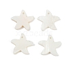 Natural Freshwater Shell Starfish Charms SHEL-K006-42-1