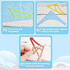 Acrylic Quilting Template for Pet Bandana DIY-WH0033-63C-5