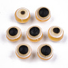 Round Evil Eye Resin Beads RESI-R159-8mm-13-2