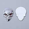 Zinc Alloy Decoration Sticker DIY-WH0217-08P-1