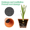 180Pcs 3 Styles Plastic Planter Flower Pot Hole Mesh Pad FIND-GO0002-79-6