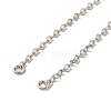 Rack Plating Brass Cable Chain Link Bracelet Making KK-TAC0016-05P-2