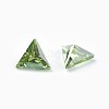 Cubic Zirconia Pointed Back Cabochons ZIRC-WH0001-A05-2