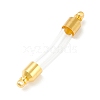 Transparent Glass Vial Pendant Normal Link Connectors GLAA-D004-01G-02-1