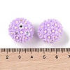 Handmade Polymer Clay Rhinestone Beads CLAY-H003-03A-3