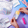 60Pcs 3 Styles Laser Plastic Resealable Bags ABAG-TA0001-56B-6