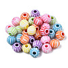 Opaque Acrylic Beads OACR-N008-56-2