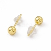 Brass Tiny Ball Stud Earrings for Women EJEW-P211-02G-2