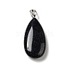 Synthetic Blue Goldstone Pendants G-P474-01P-03-2