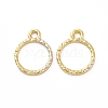 Zinc Alloy Open Back Bezel Pendants PALLOY-E577-10G-2