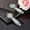 Tibetan Style Bookmark Cabochon Settings LS-X-TIBE-S157-AS-NR-4