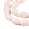 Opaque Solid Color Imitation Jade Glass Beads Strands EGLA-A037-P6x8mm-D02-3